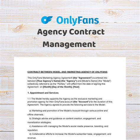 onlyfans manager contract|Master OnlyFans Contracts: A Creator’s Ultimate Guide (2024)